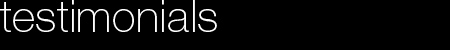 testimonials